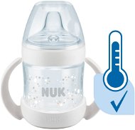 NUK fľaštička na učenie Nature Sense s kontrolou teploty 150 ml biela - Detský hrnček