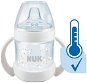 NUK fľaštička na učenie Nature Sense s kontrolou teploty 150 ml biela - Detský hrnček