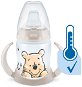 NUK  fľaštička na učenie  DISNEY-Medvedík Pú s kontrolou teploty 150 ml béžová (mix motívov) - Detská fľaša na pitie
