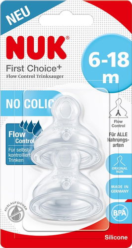 NUK FC+ savička FLOW Control 6-18m. 2 ks - Savička - Hlavní obrázek