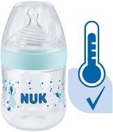 NUK Nature Sense kojenecká láhev s kontrolou teploty 150 ml tyrkys - Kojenecká láhev