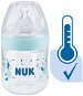 NUK Nature Sense baby bottle with temperature control 150 ml turquoise - Baby Bottle