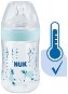 NUK Nature Sense dojčenská fľaša s kontrolou teploty 260 ml tyrkys - Dojčenská fľaša