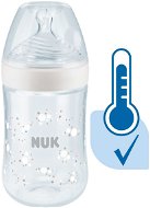NUK Nature Sense dojčenská fľaša s kontrolou teploty 260 ml biela - Dojčenská fľaša