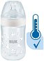 NUK Nature Sense dojčenská fľaša s kontrolou teploty 260 ml biela - Dojčenská fľaša