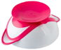 BabyOno Baby Bowl with Suction Cup and Spoon, Pink - Children's Bowl