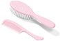 BabyOno Super Soft Hair Brush, Pink - Children's comb