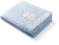BabyOno Bamboo Knitted Blanket 75 × 100cm, Blue - Blanket