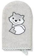 BabyOno bamboo washcloth fox 21 × 12 cm, grey - Washcloth