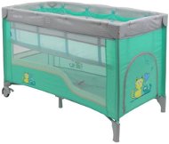 Baby Mix Travel Cot Cat, Mint - Travel Bed