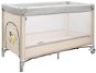 Baby Mix Travel Cot Sparrows, Beige - Travel Bed