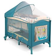 Milly Mally Mirage Deluxe Travel Cot, Blue Bird - Travel Bed