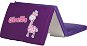Caretro Foldable Crib Mattress, Giraffe, Purple - Mattress