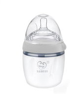 Haakaa Silicone Baby Bottle Grey 160ml - Baby Bottle