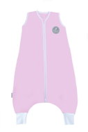 Natulino Little Walkers extra tenký letní spací pytel s nohavicemi, Natural pink/grey L (Vel. 80/92) - Spací pytel pro miminko