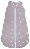 Children's Sleeping Bag Natulino Spring/Autumn sleeping bag, Animals Grey/White, M (6 -12 m) - Spací pytel pro miminko
