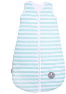 Natulino sleeping bag spring/autumn, Mint Stripes / White, L (12 - 18 m) - Children's Sleeping Bag