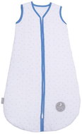 Natulino spací pytel jaro/podzim, Natural White Little Grey Leaves / Navy, L (12 – 18 m) - Children's Sleeping Bag
