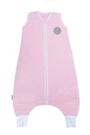 Natulino Little Walkers sleeping bag with legs, White waves/white, L (Size 80/92) - Children's Sleeping Bag