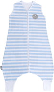 Natulino Little Walkers sleeping bag with legs, Blue Stripes/white, L (Size 80/92) - Children's Sleeping Bag