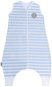 Natulino Little Walkers sleeping bag with legs, Blue Stripes/white, Xl (Size 92/110) - Children's Sleeping Bag