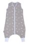 Children's Sleeping Bag Natulino Little Walkers sleeping bag with legs, Animals grey, Xl (Size 92/110) - Spací pytel pro miminko
