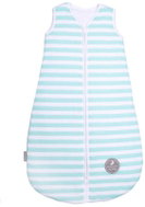 Natulino winter sleeping bag, Mint Stripes / White, 3-layer, insulated, M (6 - 12 m) - Children's Sleeping Bag