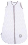Natulino winter sleeping bag, Natural White Grey Waves/ Warm Grey, 3-layer, L (12 - 18 m) - Children's Sleeping Bag