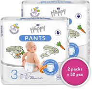 BELLA Baby Happy Pants Midi veľ. 3 (2× 26 ks) - Plienkové nohavičky