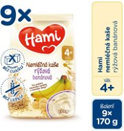 Hami Banana Rice Porridge 9× 170g - Dairy-Free Porridge