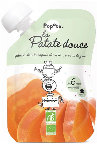 Popote Organic baby food Sweet potato 120g order