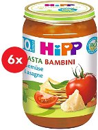 HiPP BIO PASTA BAMBINI Zeleninové lazane 6× 220 g - Príkrm