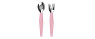 EverydayBaby Stainless-steel Cutlery 2 pcs, Purple Rose - Children's Cutlery