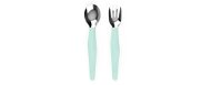 EverydayBaby Stainless-steel Cutlery 2 pcs, Mint Green - Children's Cutlery