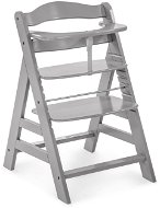 HAUCK Alpha+  dřevená židle Grey - Jídelní židlička