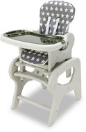 ASALVO Convertible Židle-stolek Stars Grey - Jídelní židlička