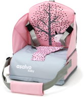 ASALVO Anywhere Booster, nordic pink - Jídelní židlička