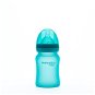 EverydayBaby Fľaša sklo senzor 150 ml Turquoise - Dojčenská fľaša