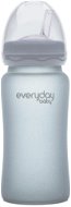 EverydayBaby üveg palack szívószállal 240 ml Quiet Grey - Gyerek kulacs