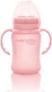 EverydayBaby Üveg bögre Healthy+ 150 ml Rose Pink - Tanulópohár