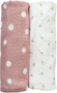 PINKnoMore Muslin diaper printed with Marigolds & Suns 2 pcs - Cloth Nappies