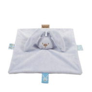 NATTOU Pet Comforter Light Blue 28×28cm - Baby Sleeping Toy