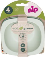 NIP Green Line Bowl 2 pcs Green/Light Green - Children's Bowl
