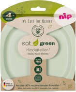 NIP Green Line Plate 2 pcs Green/Light Green - Children's Plate