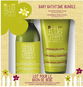 LITTLE GREEN Baby Bathtime Bundle Box dárková sada pro děti 0-3 - Dárková kosmetická sada