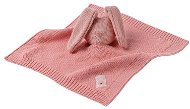 NATTOU maznáčik pletený bavlnený Lapidou Pink 32 × 32 cm - Hračka pre najmenších
