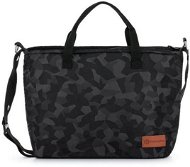 PETITE&MARS Bag Marble Black - Pelenkázó táska