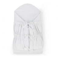 Swaddle Blanket PETITE&MARS Lace-up Nurse wrap with solid coconut liner - Zavinovačka