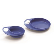 NUVITA plate and bowl, Pastel blue - Children's Bowl