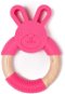 Bo Jungle B-Teether Animal Wood Pink Rabbit - Baby Teether